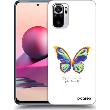 Pouzdro na mobilní telefon Picasee silikonový průhledný obal pro Xiaomi Redmi Note 10S - Diamanty White