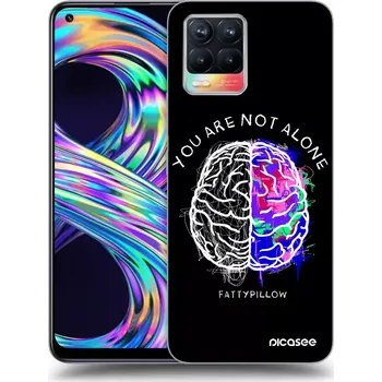 Pouzdro na mobilní telefon Picasee ULTIMATE CASE pro Realme 8 4G - Brain - White