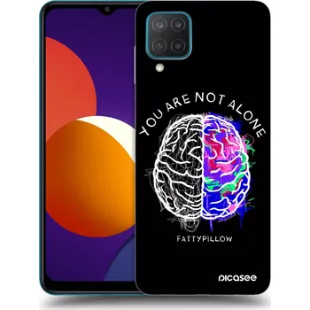 Pouzdro na mobilní telefon Picasee ULTIMATE CASE pro Samsung Galaxy M12 M127F - Brain - White