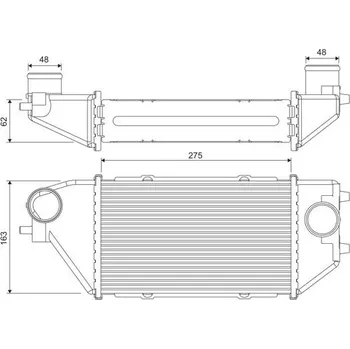 Chladič motoru Chladič turba VALEO 818381