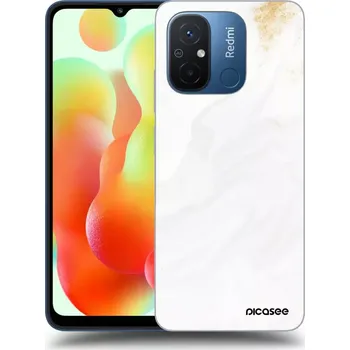 Pouzdro na mobilní telefon Picasee silikonový průhledný obal pro Xiaomi Redmi 12C - Bílá
