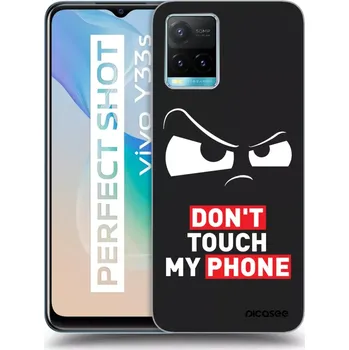 Pouzdro na mobilní telefon Picasee silikonový černý obal pro Vivo Y33s - Cloudy Eye - Transparent