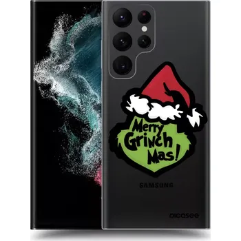Pouzdro na mobilní telefon Picasee silikonový průhledný obal pro Samsung Galaxy S23 Ultra 5G - Grinch 2