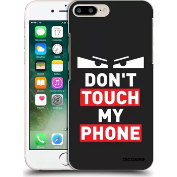 Pouzdro na mobilní telefon Picasee silikonový černý obal pro Apple iPhone 7 Plus - Shadow Eye - Transparent