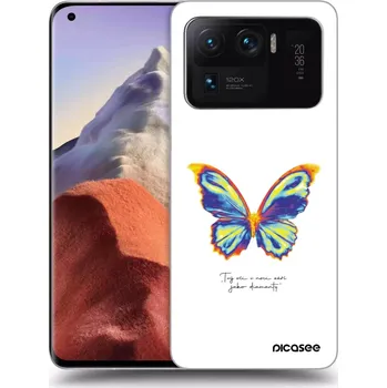 Pouzdro na mobilní telefon Picasee silikonový průhledný obal pro Xiaomi Mi 11 Ultra - Diamanty White