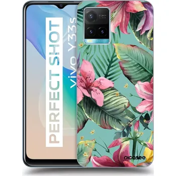 Pouzdro na mobilní telefon Picasee silikonový černý obal pro Vivo Y33s - Hawaii