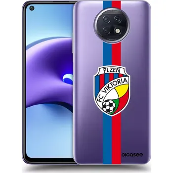 Pouzdro na mobilní telefon Picasee silikonový průhledný obal pro Xiaomi Redmi Note 9T - FC Viktoria Plzeň H