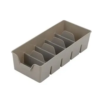 Podlahový mycí stroj PLASTOVÝ ORGANIZÉR L 30X14X7,5CM SVĚTLE ŠEDÝ -BEN