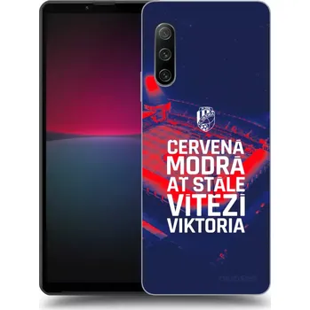 Pouzdro na mobilní telefon Picasee silikonový průhledný obal pro Sony Xperia 10 IV 5G - FC Viktoria Plzeň E