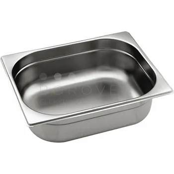 GN 1/2 (h=65 mm) nerezová plná OPTINOX