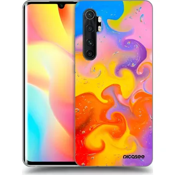 Pouzdro na mobilní telefon Picasee silikonový průhledný obal pro Xiaomi Mi Note 10 Lite - Bubbles