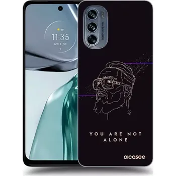 Pouzdro na mobilní telefon Picasee silikonový průhledný obal pro Motorola Moto G62 - You are not alone