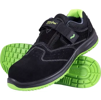 Pracovní obuv Reis STORK S1 SRC sandály černá/zelená 36-47