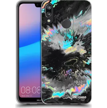 Pouzdro na mobilní telefon Picasee silikonový černý obal pro Huawei P20 Lite - Magnetic