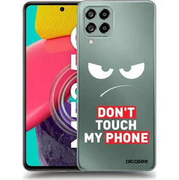 Pouzdro na mobilní telefon Picasee silikonový průhledný obal pro Samsung Galaxy M53 5G - Angry Eyes - Transparent