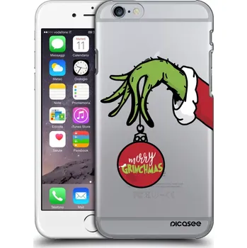 Pouzdro na mobilní telefon Picasee silikonový průhledný obal pro Apple iPhone 6/6S - Grinch
