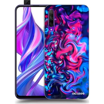 Pouzdro na mobilní telefon Picasee silikonový průhledný obal pro Honor 9X Pro - Redlight
