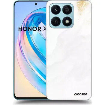 Pouzdro na mobilní telefon Picasee silikonový průhledný obal pro Honor X8a - Bílá