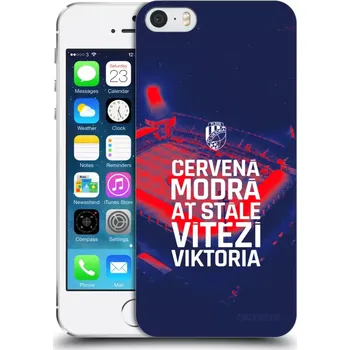 Pouzdro na mobilní telefon Picasee silikonový průhledný obal pro Apple iPhone 5/5S/SE - FC Viktoria Plzeň E