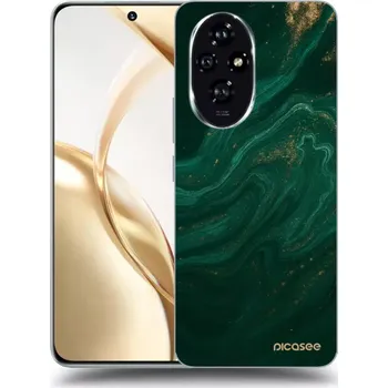 Pouzdro na mobilní telefon Picasee silikonový průhledný obal pro Honor 200 Pro 5G - Green