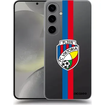 Pouzdro na mobilní telefon Picasee silikonový průhledný obal pro Samsung Galaxy S24+ S926B 5G - FC Viktoria Plzeň H