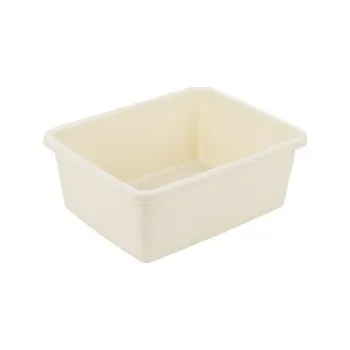 OBDÉLNÍKOVÁ PLASTOVÁ MÍSA 33X26CM 8L KRÉMOVÁ -BEN