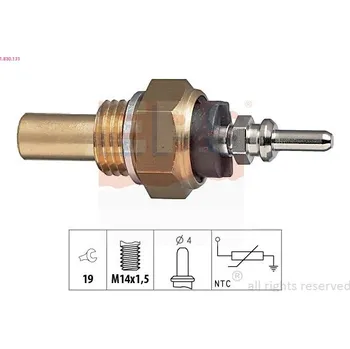 Čidlo automobilu Snímač, teplota chladiva EPS 1.830.131