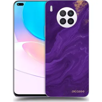 Pouzdro na mobilní telefon Picasee silikonový průhledný obal pro Huawei Nova 8i - Fialová