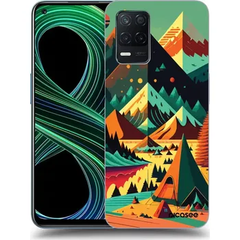 Pouzdro na mobilní telefon Picasee silikonový průhledný obal pro Realme 8 5G - Colorado