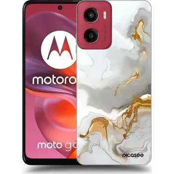 Pouzdro na mobilní telefon Picasee silikonový černý obal pro Motorola Moto G05 - Her