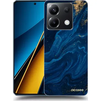 Pouzdro na mobilní telefon Picasee silikonový černý obal pro Xiaomi Poco X6 - Blue