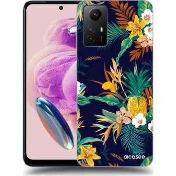 Pouzdro na mobilní telefon Picasee silikonový průhledný obal pro Xiaomi Redmi Note 12S - Pineapple Color