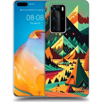 Pouzdro na mobilní telefon Picasee silikonový průhledný obal pro Huawei P40 Pro - Colorado