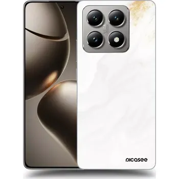 Pouzdro na mobilní telefon Picasee silikonový průhledný obal pro Xiaomi 14T - Bílá