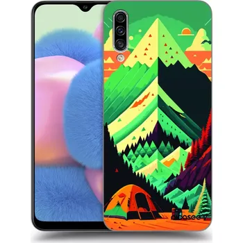 Pouzdro na mobilní telefon Picasee silikonový černý obal pro Samsung Galaxy A30s A307F - Whistler