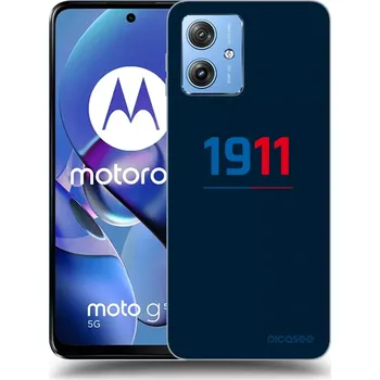 Pouzdro na mobilní telefon Picasee silikonový průhledný obal pro Motorola Moto G54 5G - FC Viktoria Plzeň D
