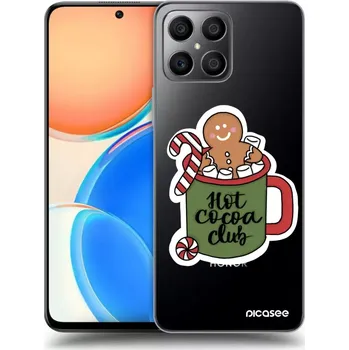 Pouzdro na mobilní telefon Picasee silikonový průhledný obal pro Honor X8 4G - Hot Cocoa Club
