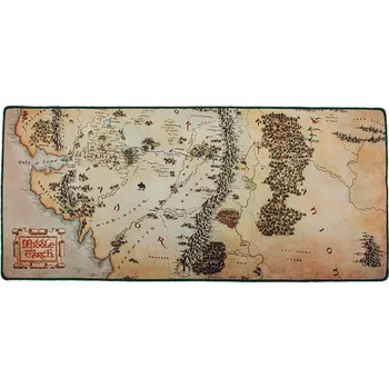 Podložka pod myš imago Podložka pod myš a klávesnici Pán prstenů - Mapa Středozemě