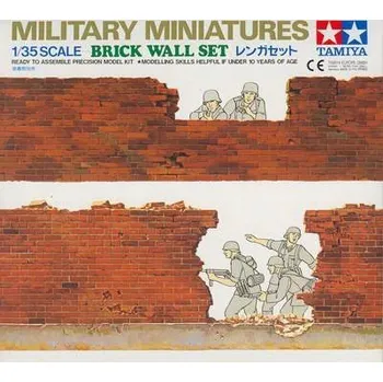 Plastikový model Tamiya Brick Wall Set