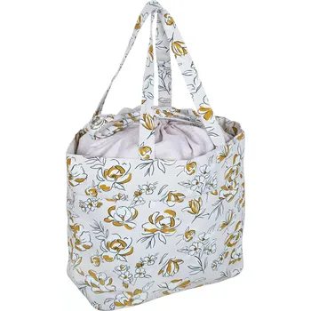 Organizér galanterie Taška na pletení a háčkování - Květiny (Storage bag Floral)