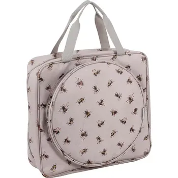 Organizér galanterie Cestovní taška na vyšívání - Včely (Embroidery hoop storage bag : Bee)