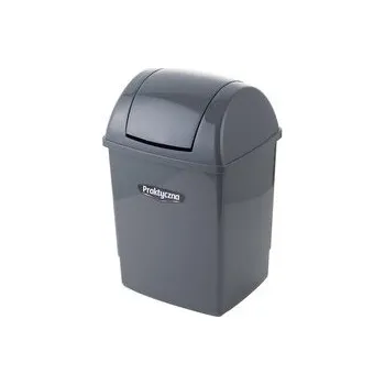 Podlahový mycí stroj PLASTOVÝ ODPADKOVÝ KOŠ KLIP 26L TMAVĚ ŠEDÝ -BEN