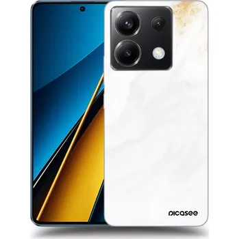 Pouzdro na mobilní telefon Picasee silikonový průhledný obal pro Xiaomi Poco X6 - Bílá
