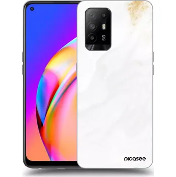 Pouzdro na mobilní telefon Picasee silikonový průhledný obal pro OPPO A94 5G - Bílá