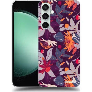 Pouzdro na mobilní telefon Picasee ULTIMATE CASE PowerShare pro Samsung Galaxy S23 FE S711B - Purple Leaf