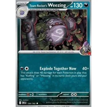 Volný čas Pokémon DRI 126/182 Team Rocket's Weezing - Destined Rivals Stav: Near Mint, Verze: NORMAL