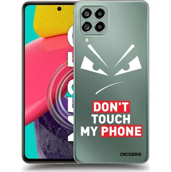 Pouzdro na mobilní telefon Picasee silikonový průhledný obal pro Samsung Galaxy M53 5G - Evil Eye - Transparent