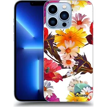 Pouzdro na mobilní telefon Picasee silikonový průhledný obal pro Apple iPhone 13 Pro - Meadow