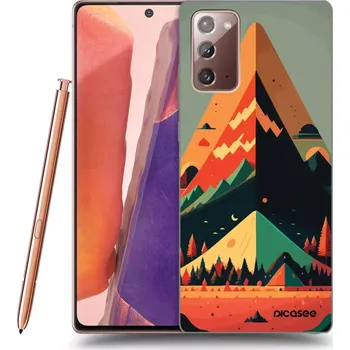 Pouzdro na mobilní telefon Picasee silikonový průhledný obal pro Samsung Galaxy Note 20 - Oregon