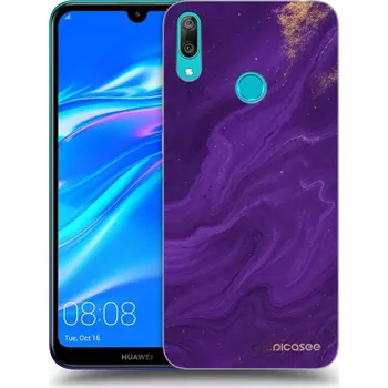 Pouzdro na mobilní telefon Picasee ULTIMATE CASE pro Huawei Y7 2019 - Fialová